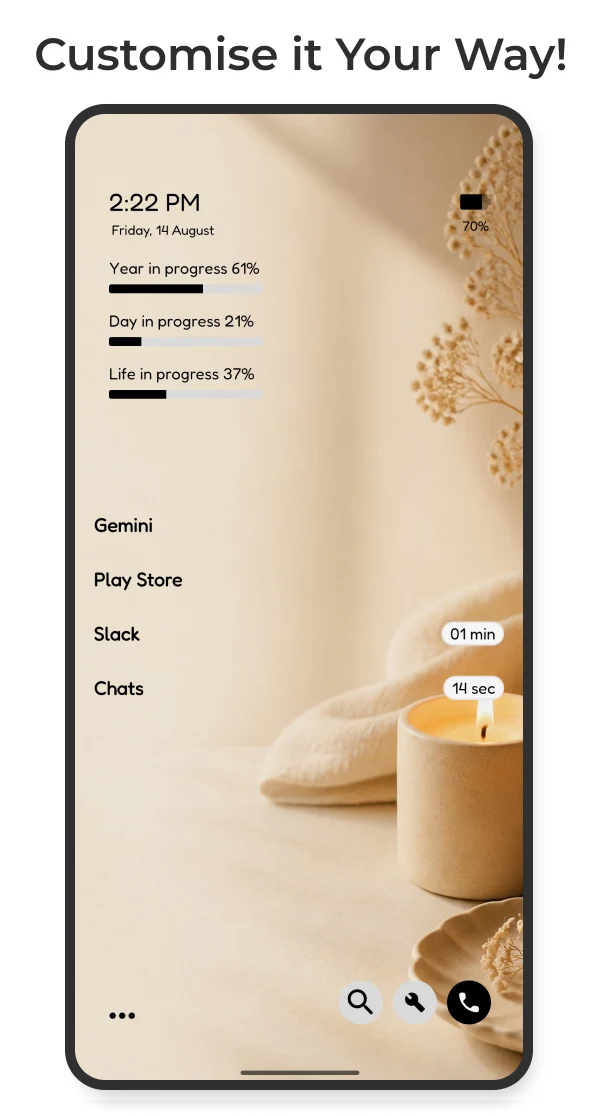 Minimal: Detox Home Launcher screenshot