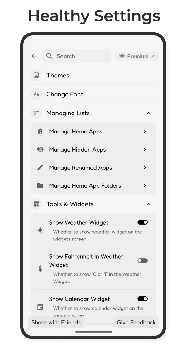 Minimal: Detox Home Launcher screenshot