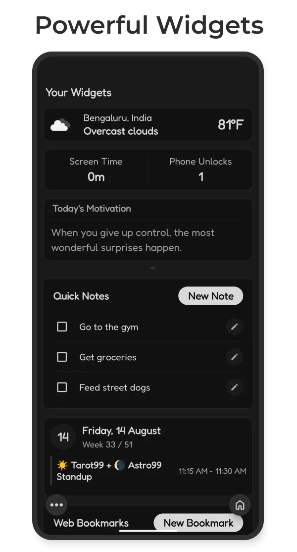 Minimal: Detox Home Launcher screenshot